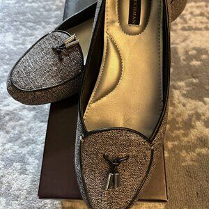 Dana Buchman Tweed Flat Loafers
